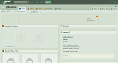 Desktop Screenshot of odinsghost.deviantart.com