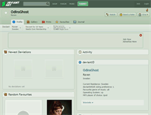 Tablet Screenshot of odinsghost.deviantart.com