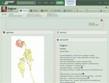 Tablet Screenshot of dogluvr.deviantart.com