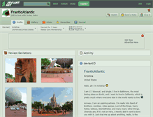 Tablet Screenshot of franticatlantic.deviantart.com