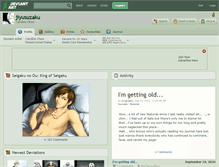 Tablet Screenshot of jiyusuzaku.deviantart.com