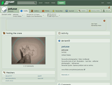 Tablet Screenshot of petusse.deviantart.com