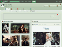 Tablet Screenshot of maevezanar.deviantart.com
