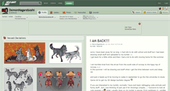 Desktop Screenshot of demonnagareboshi.deviantart.com