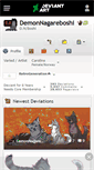 Mobile Screenshot of demonnagareboshi.deviantart.com
