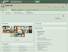 Tablet Screenshot of kujaku-mai.deviantart.com