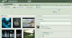 Desktop Screenshot of copperhedred.deviantart.com