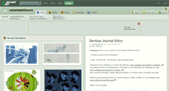 Desktop Screenshot of carpetadebitacora.deviantart.com
