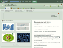 Tablet Screenshot of carpetadebitacora.deviantart.com