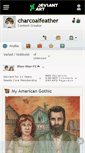 Mobile Screenshot of charcoalfeather.deviantart.com