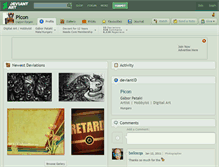 Tablet Screenshot of picon.deviantart.com