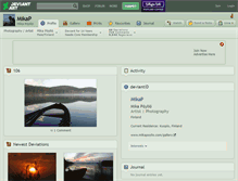 Tablet Screenshot of mikap.deviantart.com