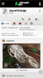 Mobile Screenshot of jaynestrange.deviantart.com