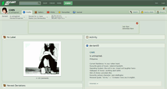 Desktop Screenshot of cxes.deviantart.com