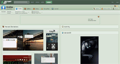 Desktop Screenshot of kredoc.deviantart.com