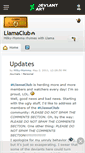 Mobile Screenshot of llamaclub.deviantart.com