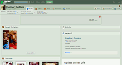 Desktop Screenshot of imaginary-goddess.deviantart.com
