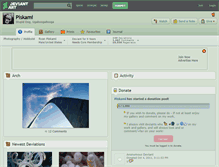 Tablet Screenshot of piskami.deviantart.com