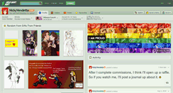 Desktop Screenshot of nickyvendetta.deviantart.com