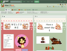 Tablet Screenshot of kklps113.deviantart.com