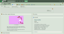 Desktop Screenshot of kitana-coldfire.deviantart.com