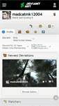 Mobile Screenshot of madcatmk12004.deviantart.com
