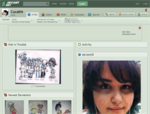 Tablet Screenshot of cucakm.deviantart.com
