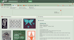 Desktop Screenshot of darkskysong.deviantart.com