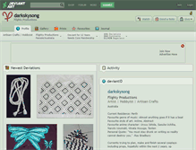 Tablet Screenshot of darkskysong.deviantart.com