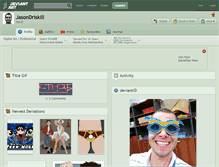 Tablet Screenshot of jasondriskill.deviantart.com