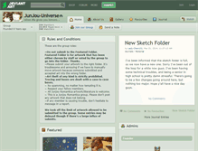 Tablet Screenshot of junjou-universe.deviantart.com