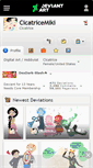 Mobile Screenshot of cicatricemiki.deviantart.com