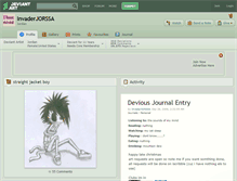 Tablet Screenshot of invaderjorssa.deviantart.com