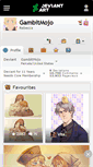 Mobile Screenshot of gambitmojo.deviantart.com