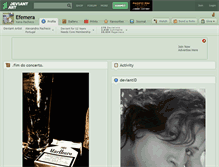 Tablet Screenshot of efemera.deviantart.com