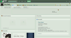 Desktop Screenshot of fiery-heart.deviantart.com