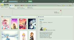 Desktop Screenshot of kawchii.deviantart.com