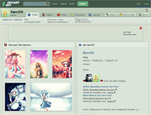 Tablet Screenshot of kawchii.deviantart.com