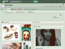 Tablet Screenshot of funk-esoulx.deviantart.com