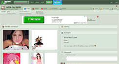 Desktop Screenshot of anna-may-luver.deviantart.com