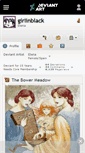 Mobile Screenshot of girlinblack.deviantart.com