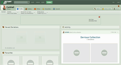 Desktop Screenshot of cumhail.deviantart.com