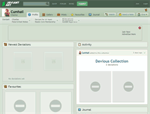 Tablet Screenshot of cumhail.deviantart.com