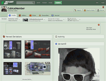 Tablet Screenshot of cubicalmember.deviantart.com