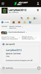 Mobile Screenshot of larrymoe2012.deviantart.com