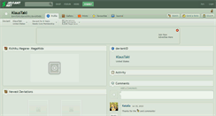 Desktop Screenshot of klaustaki.deviantart.com