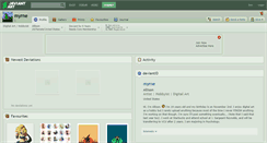 Desktop Screenshot of myrne.deviantart.com