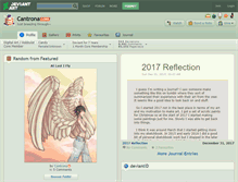 Tablet Screenshot of cantrona.deviantart.com