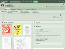 Tablet Screenshot of jenocidedc.deviantart.com