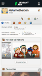 Mobile Screenshot of metamotivation.deviantart.com
